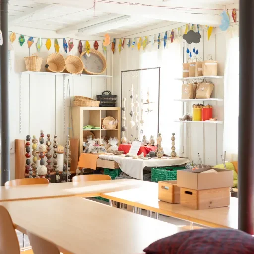 Atelier Bild des Atelierraumes