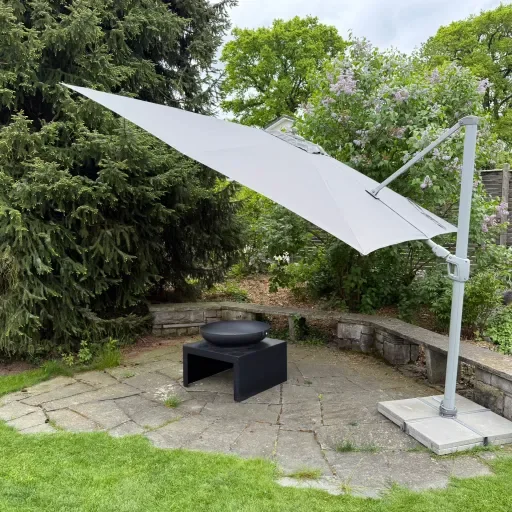 Garten mit Feuerschale Garten mit Feuerschale